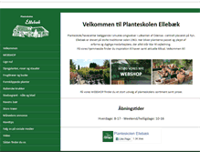 Tablet Screenshot of ellebaek.dk